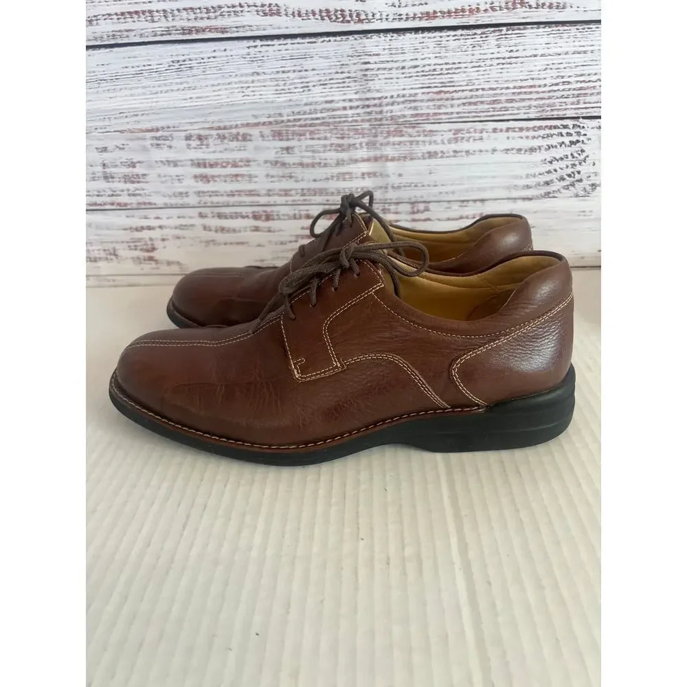 Johnston & Murphy Men's Shuler Bicycle Oxfords dark brown size 11